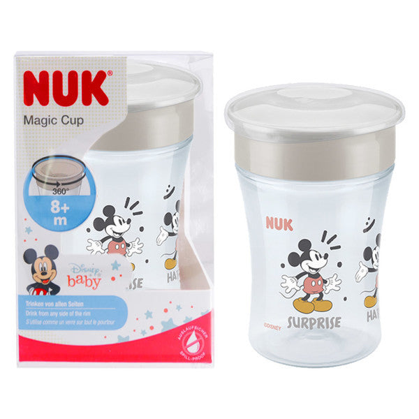 NUK Mini Magic Cup Tasse Silicone 8 mois+ Mickey