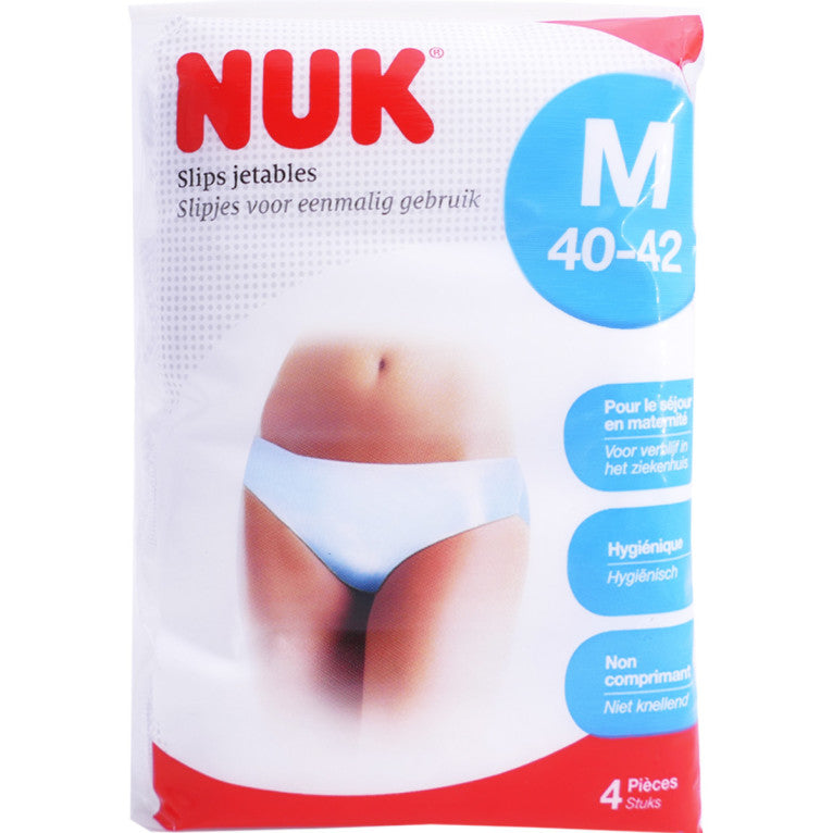 NUK Slip Jetable Maternité Taille M (lot de 4)