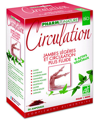 Pharm & Nature Circulation Jambes Légères 30 Ampoules
