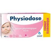 Gilbert Physiodose Sérum Physiologique 5ml Boîte de 40 Unidoses