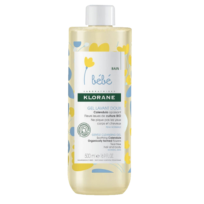 Klorane Bébé Gel Lavant Doux au Calendula 500ml