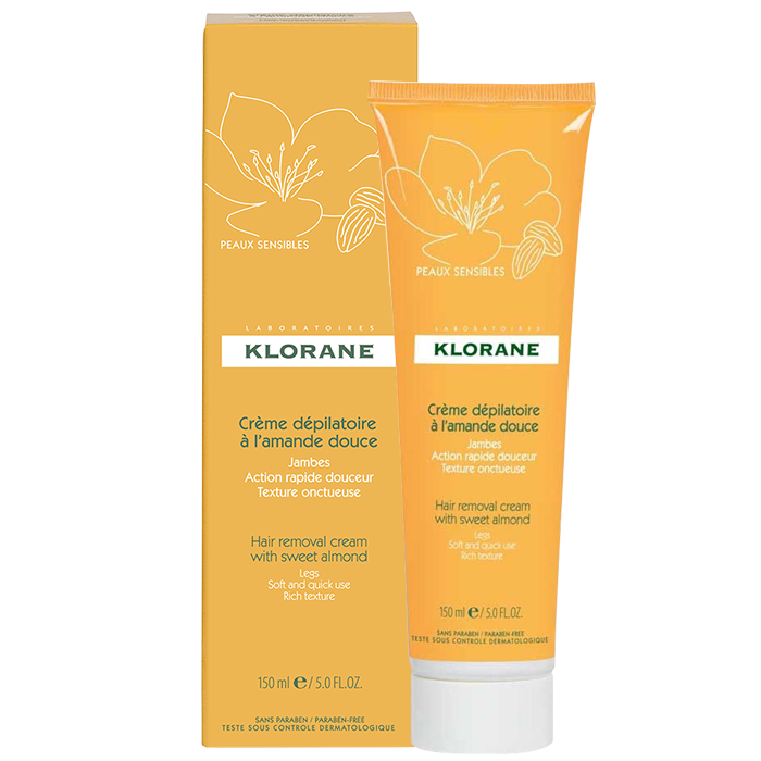 Klorane Crème Dépilatoire à l'Amande Douce Jambes 150ml