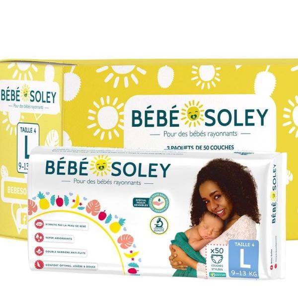 Bébé Soley Change Taille L 9-13kg Paq/50
