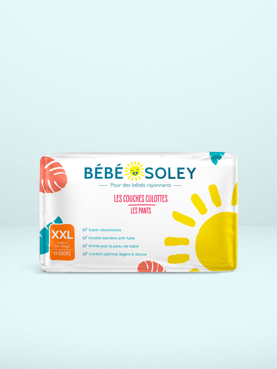 Bébé Soley Change Pants Taille XXL 18-25kg Paq/14