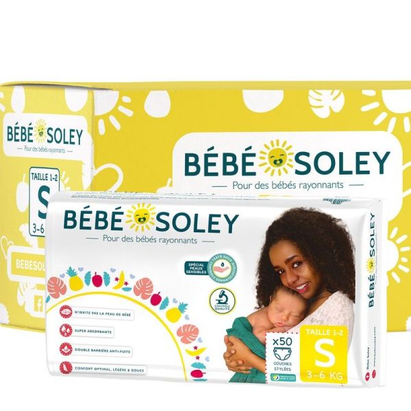 Bébé Soley Change Taille S 3-6kg Paq/50