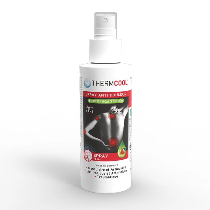 ThermCool Spray Anti-Douleur Gaulthérie 75 ml – photo produit