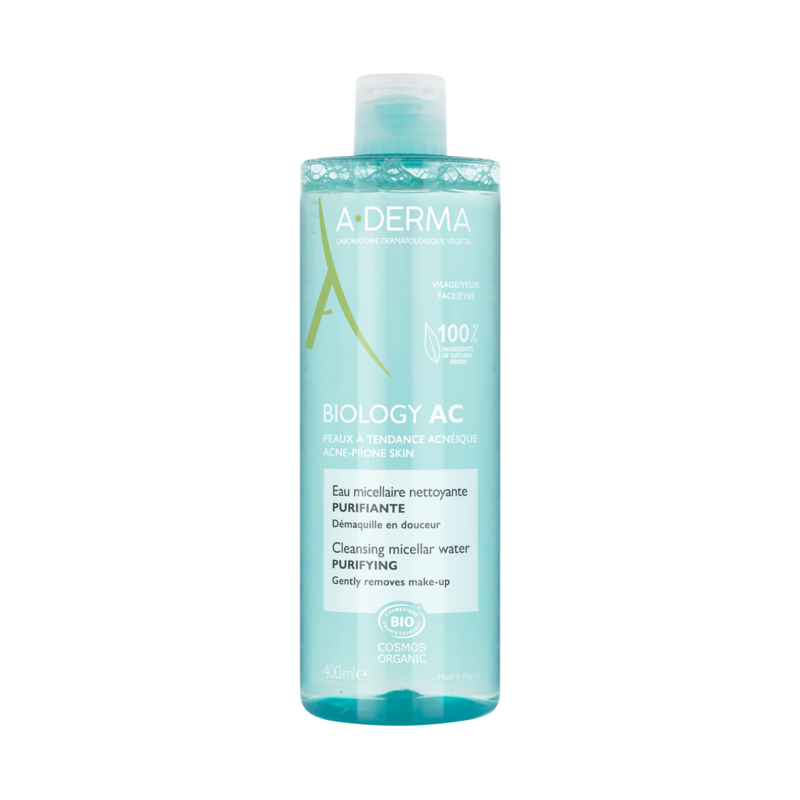 A-Derma Biology AC Eau Micellaire Nettoyante Purifiante 400ml
