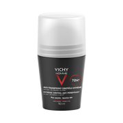 Vichy Homme Antitranspirant Bille Antitrace Contrôle Extrême 72H 50ml