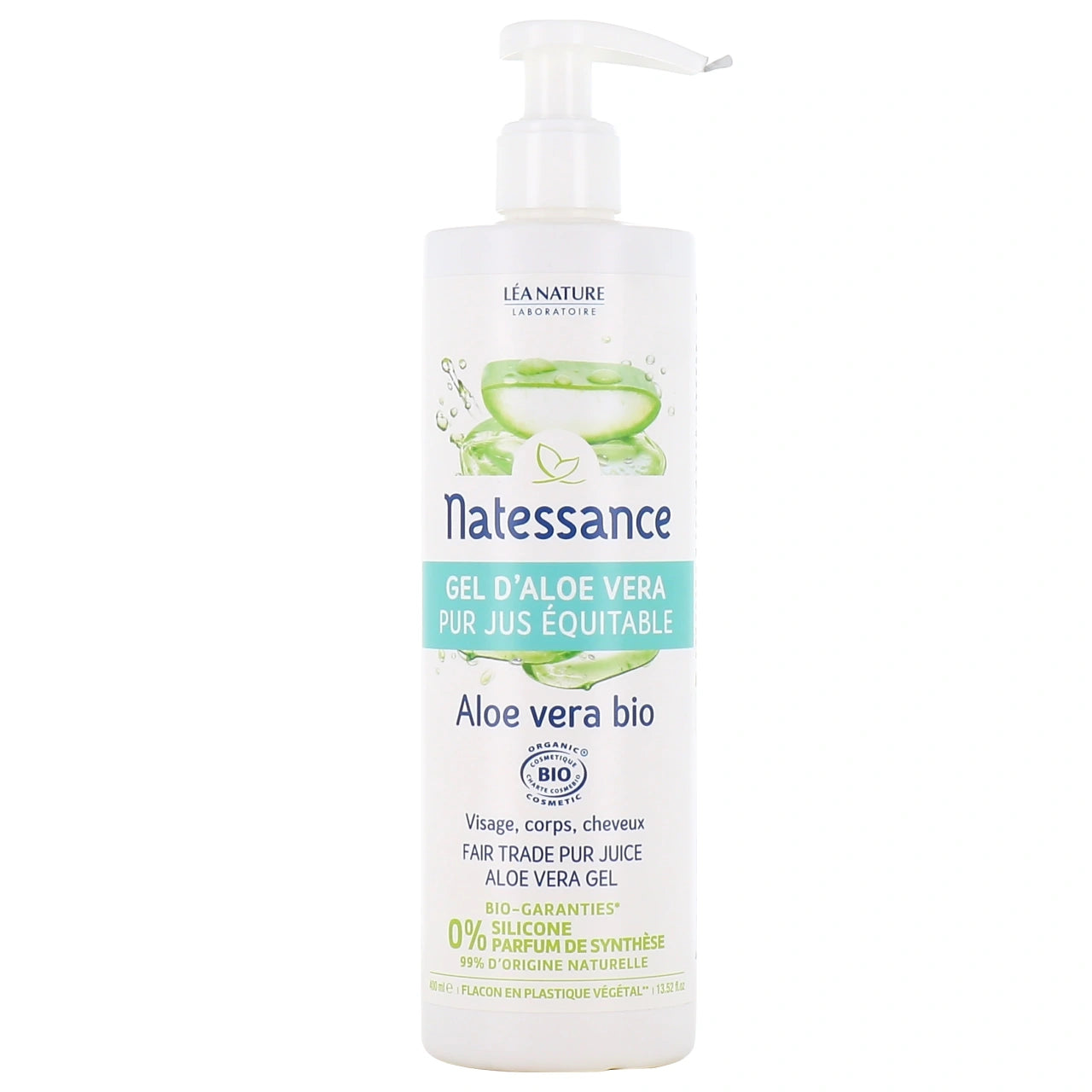 Natessance Gel d'Aloe Vera Bio 400ml