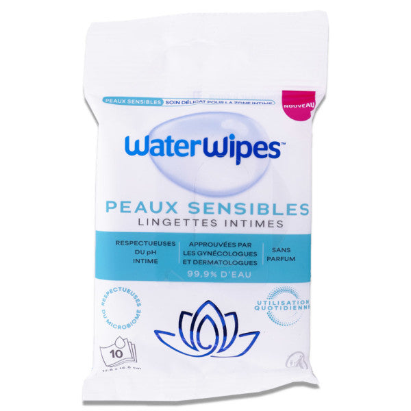 WaterWipes Lingettes Intimes Sensitive - 10 lingettes